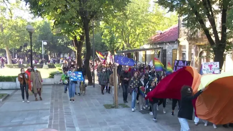 VIDEO Pogledajte kako je izgledala 9. povorka ponosa u Podgorici