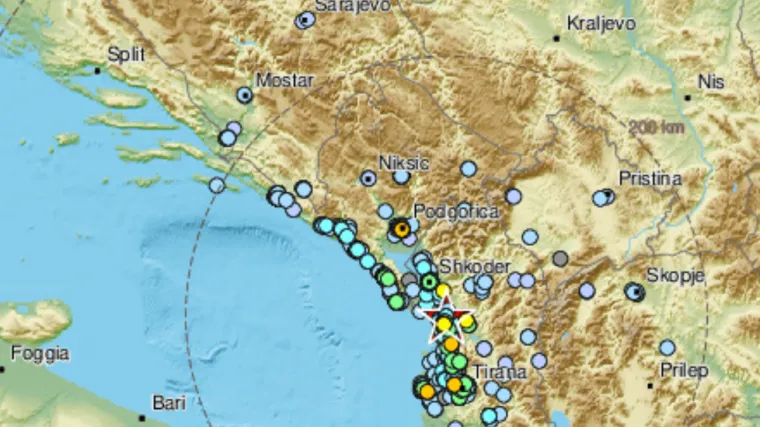 Jak potres pogodio Albaniju, osjetio se i na dubrovačkom području