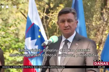 Spomenik Prešernu u Zagrebu, a Gaju u Ljubljani: Pahor ovu gestu nazvao 'praznikom dobrosusjedskih odnosa'