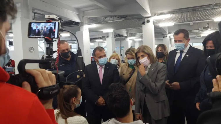 VIDEO Bero&scaron;: 'Razgovarali smo i o &scaron;irenju covid-potvrda'; EK povjerenica: 'Poruka? Cijepljenje, cijepljenje, cijepljenje'