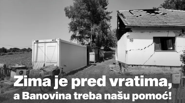 Pomozimo Banovini: Udruga DOBRO DOBRIM pokrenula donatorsku kampanju