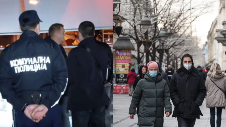 Reportaža iz Beograda. Pi&scaron;u se kazne, mladi bijesni: 'Ovo je užasno, smrznuta sam, ali neću se cijepiti. &Scaron;to ćete? Valjda me neće kazniti...'