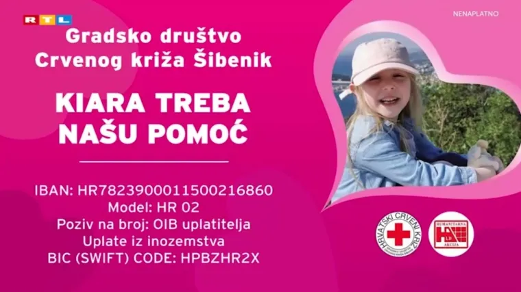 Malenoj Kiari dijagnosticiran je rijedak rak na mozgu, a jedina nada je liječenje u SAD-u: Evo kako joj i vi možete pomoći