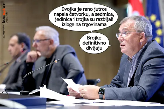 Potvrđeno iz stožera