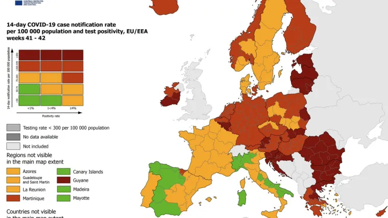 Objavljena nova koronakarta: Pogor&scaron;anje situacije u Hrvatskoj - cijela zemlja je u tamnocrvenom!