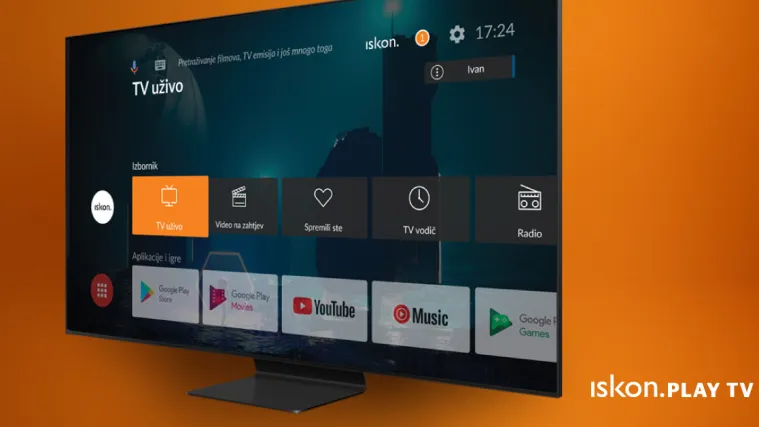 Iskon.Play TV: Kad ba&scaron; sve odabirete sami