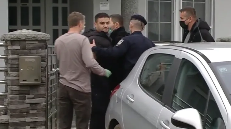 VIDEO Suprug uhićene Gabrijele Žalac prijetio novinarima: 'Sve najbolje vam želim! Imate vi drugi problem - zapalite svijeću na Sisvete'