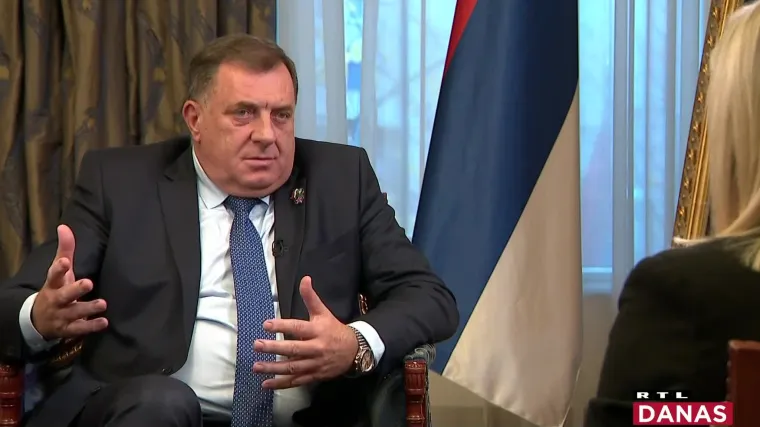 Dodik za RTL Danas: 'Odcjepljenje nije na dnevnom redu, mislim i da nema opasnosti od rata, ali leba imamo da jedemo'