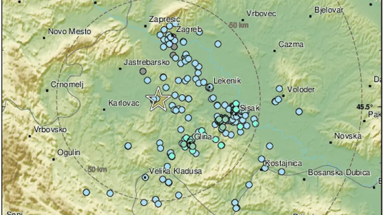 Dva potresa noćas uznemirila Banovinu, stanovnicima je vi&scaron;e dosta: 'Užas, svi smo poskakali van'. 'Plače mi se'
