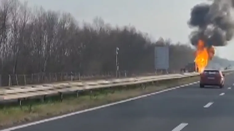 VIDEO Doznajemo kako je danas do&scaron;lo do sudara cisterne, eksplozije i velikog požara na autocesti A4