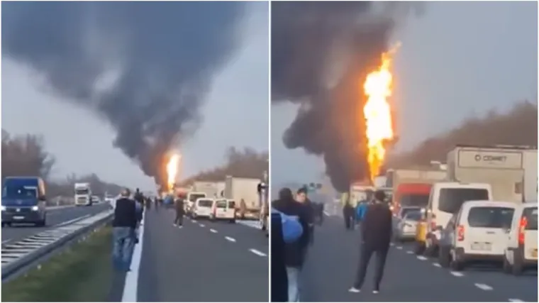 Nakon sudara na autocesti kod Svete Helene eksplodirala cisterna