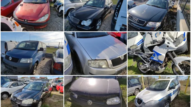 FOTO U subotu se održava licitacija MUP-ovih rabljenih vozila: Automobili po par tisuća kuna, pogledajte ponudu