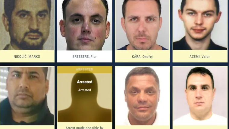 Europol traži va&scaron;u pomoć! Ovo su najtraženiji bjegunci, a među njima su i tri Hrvata. Pogledajte, možda ih prepoznate