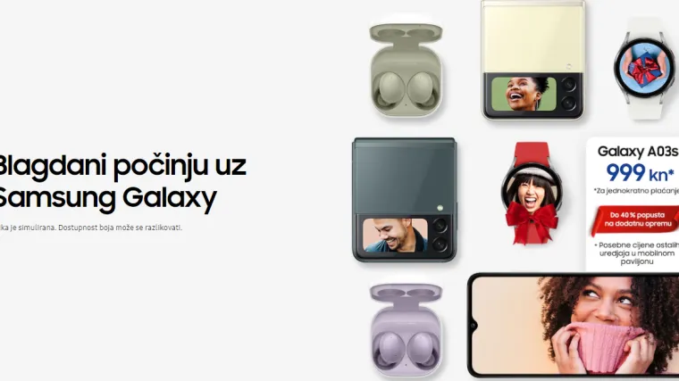 Blagdani su ljep&scaron;i kada smo svi zajedno: Samsung lepeza proizvoda omogućit će svakome da se osjećamo povezano