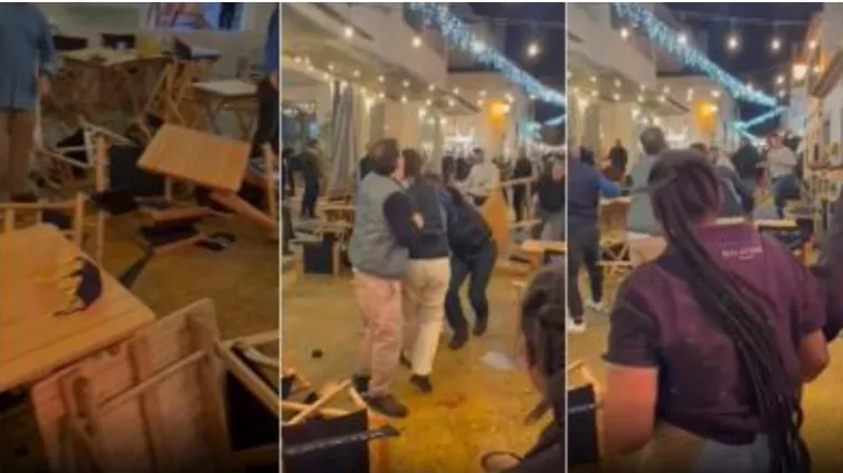 Makljaža u Portugalu: Hrvati se potukli ispred restorana, bacali stolice i ča&scaron;e. Stigla je i policija