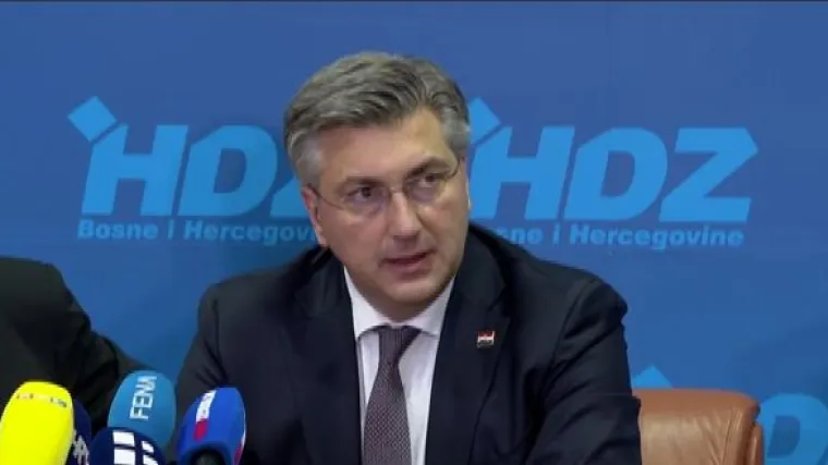 Plenković u BiH: 'Želimo da se rije&scaron;i anomalija koja postoji od 2006. godine'