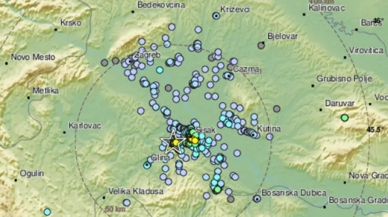 Novi potres magnitude 3,0 pogodio Baniju: 'Užasno i neugodno i opet iz početka, strah i užas'