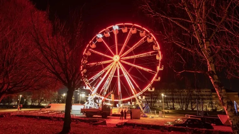 Galerija: Kotač spreman - večeras prve vožnje!