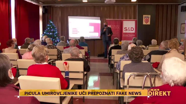 Picula uči starije kako prepoznati fake news, jedan od polaznika kaže: 'Optužili su me da gasim svjetlo. Fake news!'