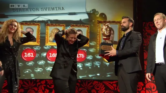 VIDEO - Pogledajte tko je odnio pobjedu u prvoj sezoni 'Direktora svemira': Jedna kandidatkinja odlazi kući sa &Scaron;arićevom zlatnom glavom!