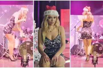 Glavu pokrila, tijelo razotkrila: Lidija Bačić plesala u mikrohaljini, no pravi je šou nastao kad se sagnula