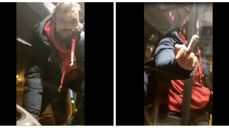 Snimka incidenta! Mladić napao vozača ZET-a, prijetio i vikao da mu je 'tata odvjetnik'. 'Htio mi je ući u kabinu, udario sam glavom'