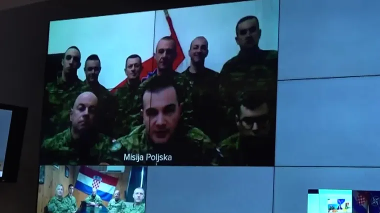 Banožić hrvatskim vojnicima u Poljskoj i na Kosovu zahvalio 'na svemu &scaron;to čine za hrvatske interese tamo'