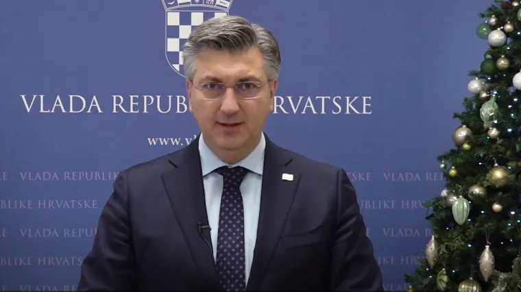 Plenković u video-poruci čestitao Božić: 'Prisjećamo se svih na&scaron;ih sugrađana koji su nas nažalost napustili'
