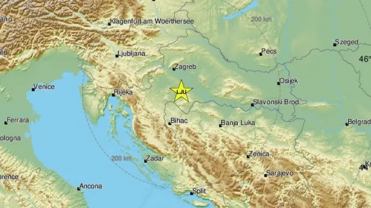Novi potres kod Petrinje, magnituda je iznosila 2,3 prema Richteru