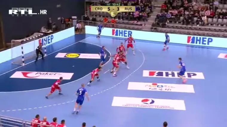 Pogledajte sjajnu hrvatsku kontru: Martinović probio ruskog vratara potezom kakav se rijetko viđa