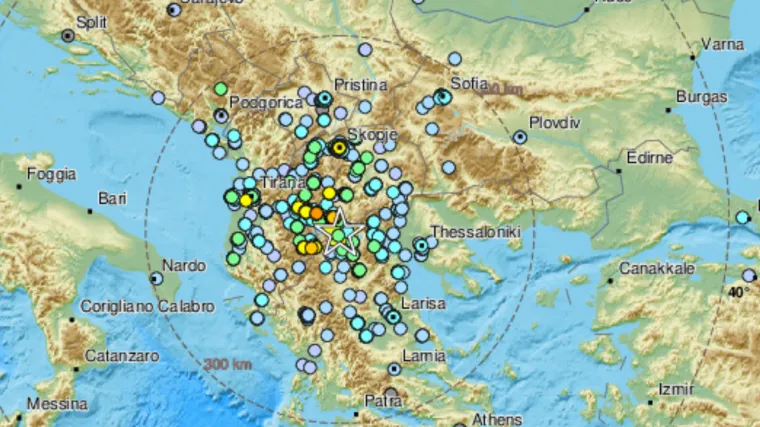 Snažan potres pogodio Grčku: Osjetio se u Tirani i Skopju
