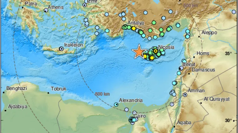 Potres magnitude 6,6 kod Cipra, zasad nema informacija o žrtvama