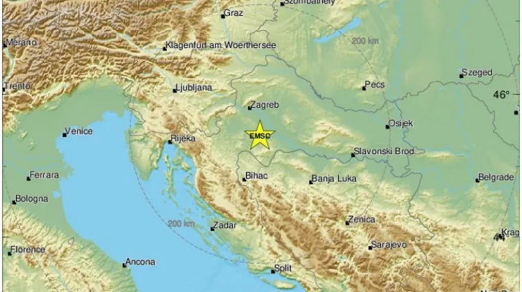 Noćas je jo&scaron; jedan potres pogodio Baniju, magnituda je bila 3,3: 'Majko moja, nek nam je Bog na pomoći...'