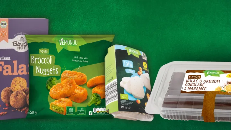 Bogata ponuda vegetarijanskih i veganskih proizvoda