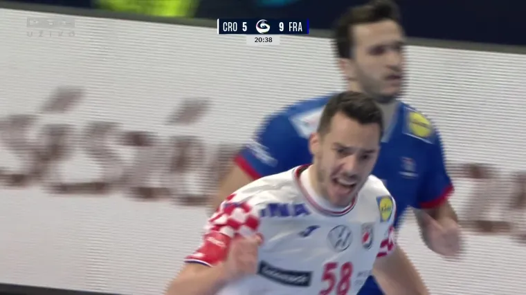 Nećak Darija Srne zabio uraganski gol za Hrvatsku protiv Francuske. Pogledajte kako je protutnjao terenom i rasparao mrežu