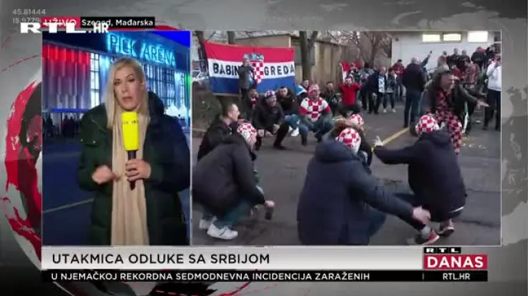 RTL-ova reporterka iz Szegeda: Hrvatske navijače pratila Mađarska policija