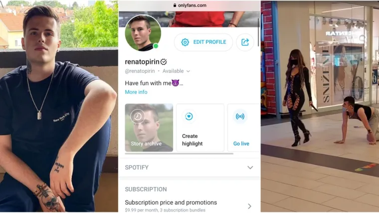 Mladić kojeg je domina &scaron;etala na uzici po shopping centru u Varaždinu za RTL.hr: 'Neki mi javno prijete, pa me zaprate'