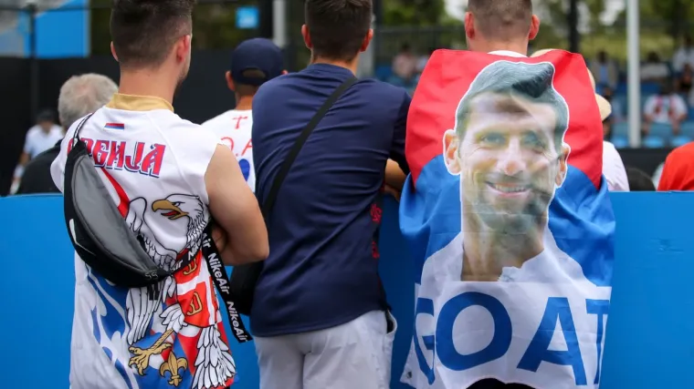 FOTO - Protjeran je iz Australije, ali lik Novaka Đokovića i dalje zabavlja navijače u Australiji