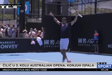 Čilić ulazi u treći krug Australian Opena, dok se Konjuh oprostila od natjecanja