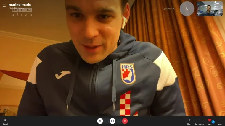 Marino Marić o naknadnom pozivu u reprezentaciju: 'Potajno sam se nadao, ali situacija je bila nezgodna...'