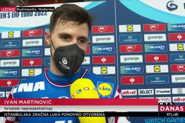 Martinović: 'Čestitao bi ekipi na trudu i radu tokom Eura, nismo se mogli dovoljno odmoriti  za zadnju utakmicu'