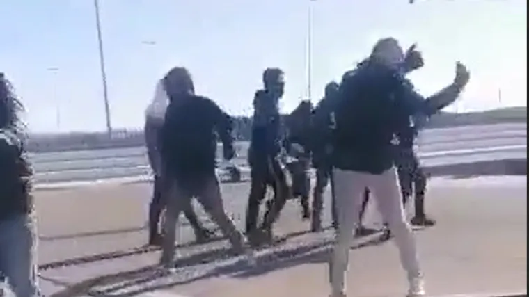 Funcuti dočekali Torcidu, procurila snimka iz &Scaron;ibenika, navijači Hajduka imali su dosta sreće