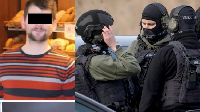 Ubojica dvoje mladih policajaca nosio mesarsku pregaču dok su ga specijalci izvodili iz stana na jugozapadu Njemačke