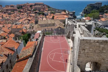 Igralište u Dubrovniku proglašeno najljepšim na svijetu: I FIBA se divi terenu s pogledom na Jadransko more