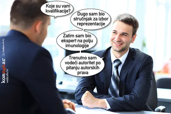 Dolazi Hrvat na intervju za posao...