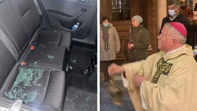 Dok je nadbiskup s episkopom u Beogradu molio za nestalog Peri&scaron;a, provalnik mu iz auta ukrao misnu odjeću. Mole ga da vrati