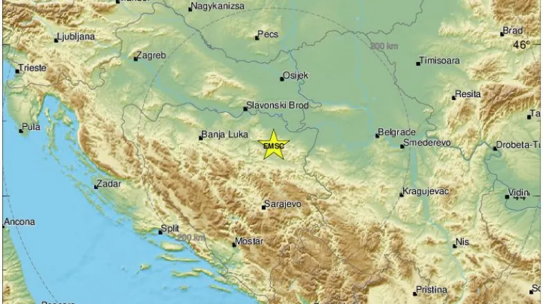 Jak potres u BiH uznemirio građane: 'Strašno jezivo', 'Kao eksplozija, jako zatreslo'