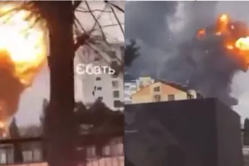 VIDEO Rusi granatirali zračnu luku na jugozapadu Ukrajine! Odjekuju sirene, sve je u dimu