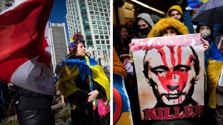 Prosvjedi od New Yorka to Tokya - svijet se ujedinio i traži mir, osuđuju ruski napad, a Putina uspoređuju s Hitlerom