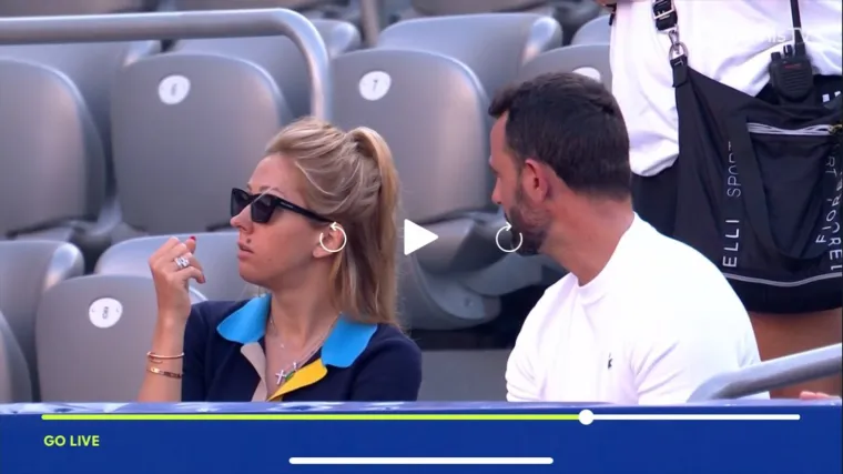 &Scaron;alje poruku: Žena najboljeg tenisača svijeta iz Rusije nosila ukrajinske boje na meču